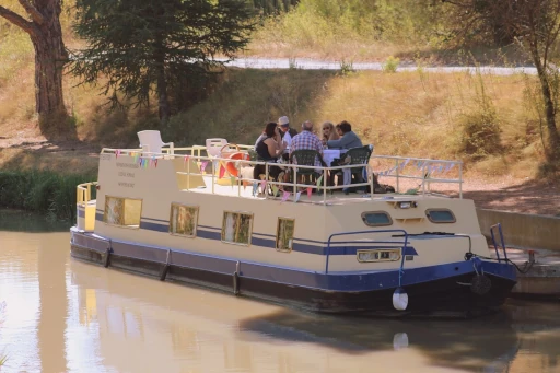 Boat in shade